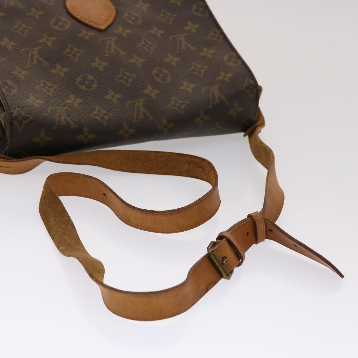 LOUIS VUITTON Monogram Cartouchiere GM Shoulder Bag M51252 LV  rd5520