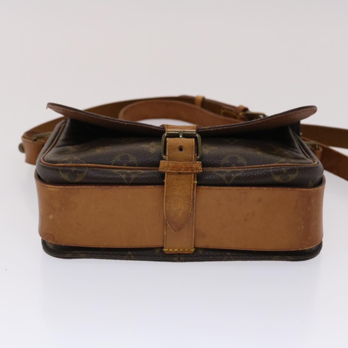 LOUIS VUITTON Monogram Cartouchiere MM Shoulder Bag M51253 LV  rd5582