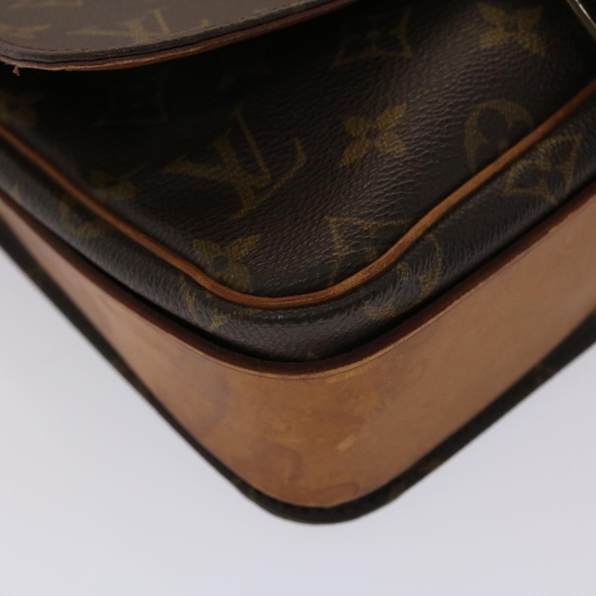 LOUIS VUITTON Monogram Cartouchiere MM Shoulder Bag M51253 LV  rd5582