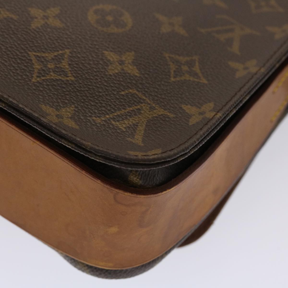 LOUIS VUITTON Monogram Cartouchiere MM Shoulder Bag M51253 LV  rd5582