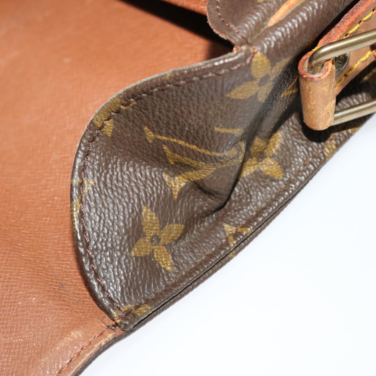 LOUIS VUITTON Monogram Cartouchiere MM Shoulder Bag M51253 LV  rd5582