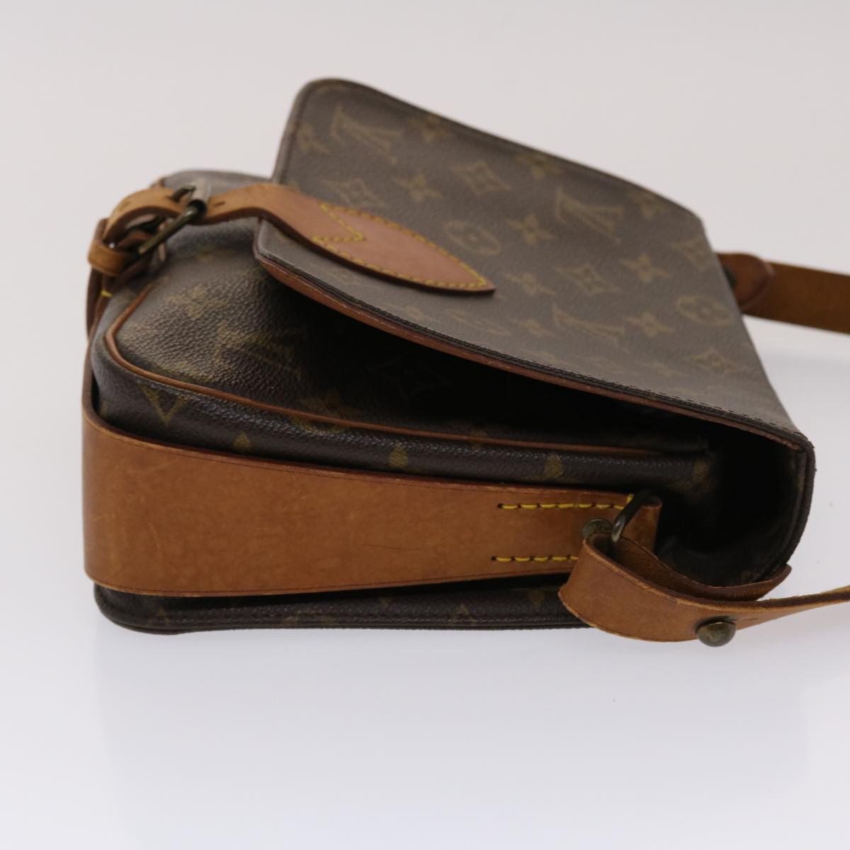 LOUIS VUITTON Monogram Cartouchiere MM Shoulder Bag M51253 LV  rd5582
