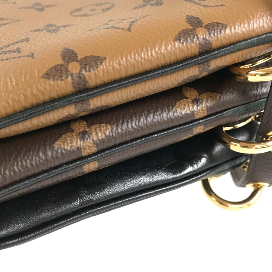 LOUIS VUITTON Monogram Monogram Reverse Pochette LV3 M45412 Shoulder bag