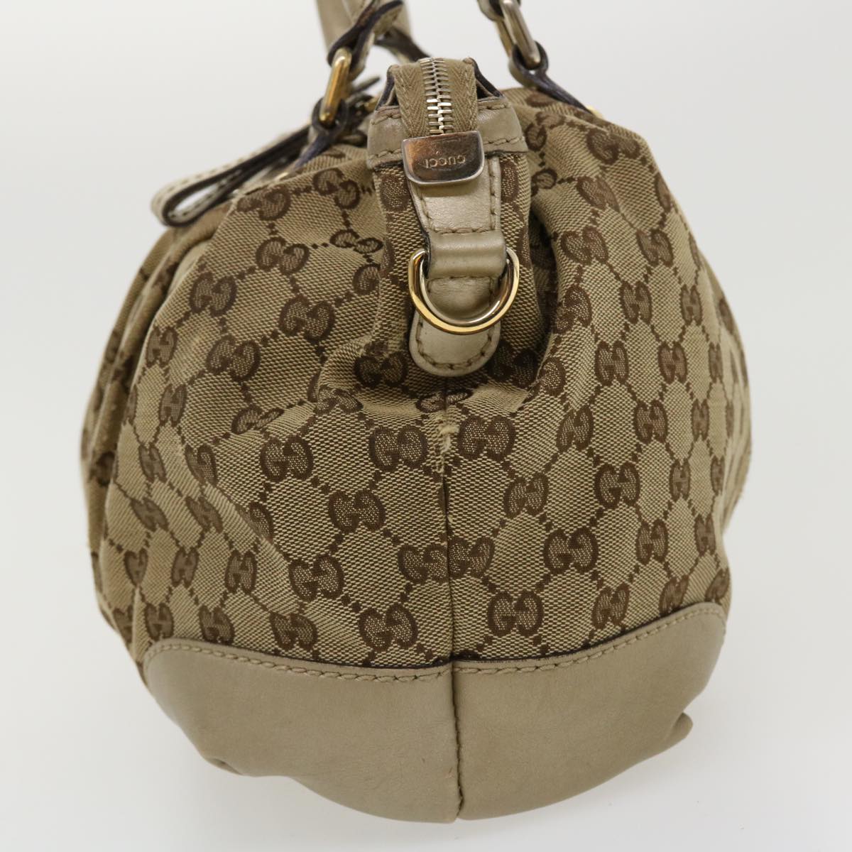 GUCCI GG Canvas Shoulder Bag Beige 247902  ro787