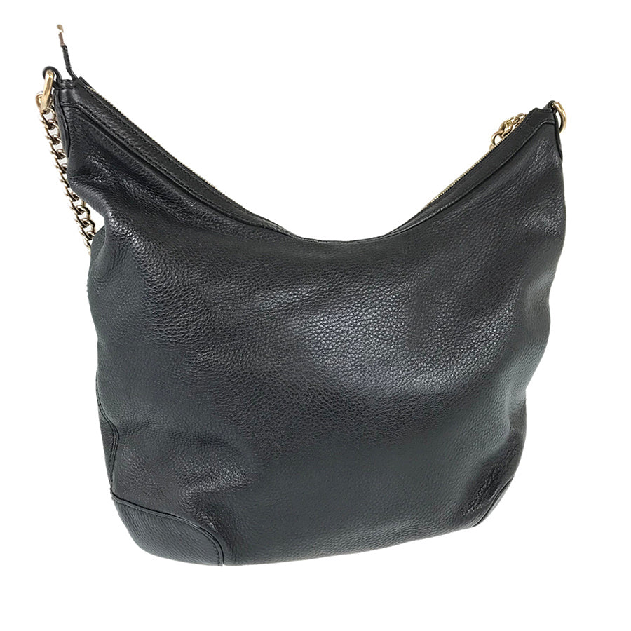 GUCCI Soho Interlocking G Fringe Tassel Chain Shoulder Bag