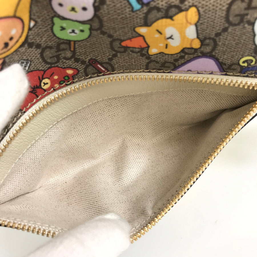 GUCCI Angela Nguyen Pikarar GG Supreme Animal Print Belt Bag Waist pouch