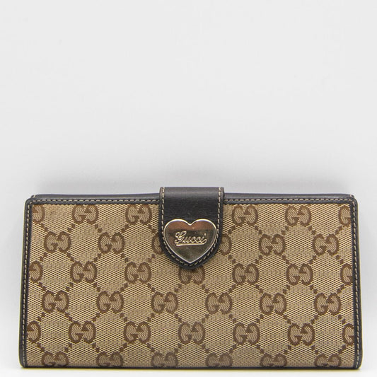 Guccissima Beige Marrone Canva Cuore