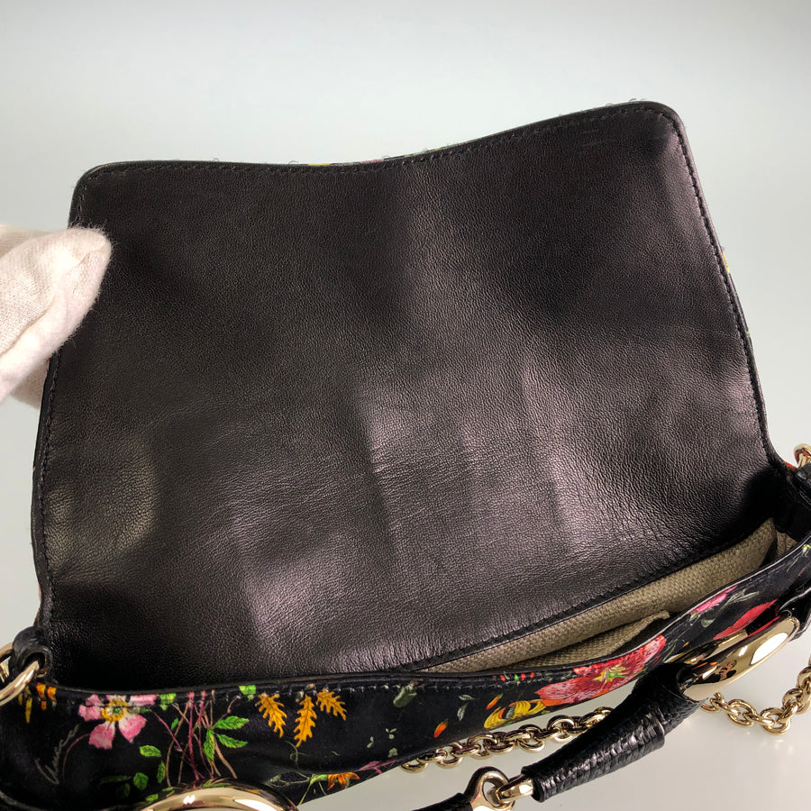 GUCCI Horse Bit Chain Semi-Shoulder Shoulder Bag