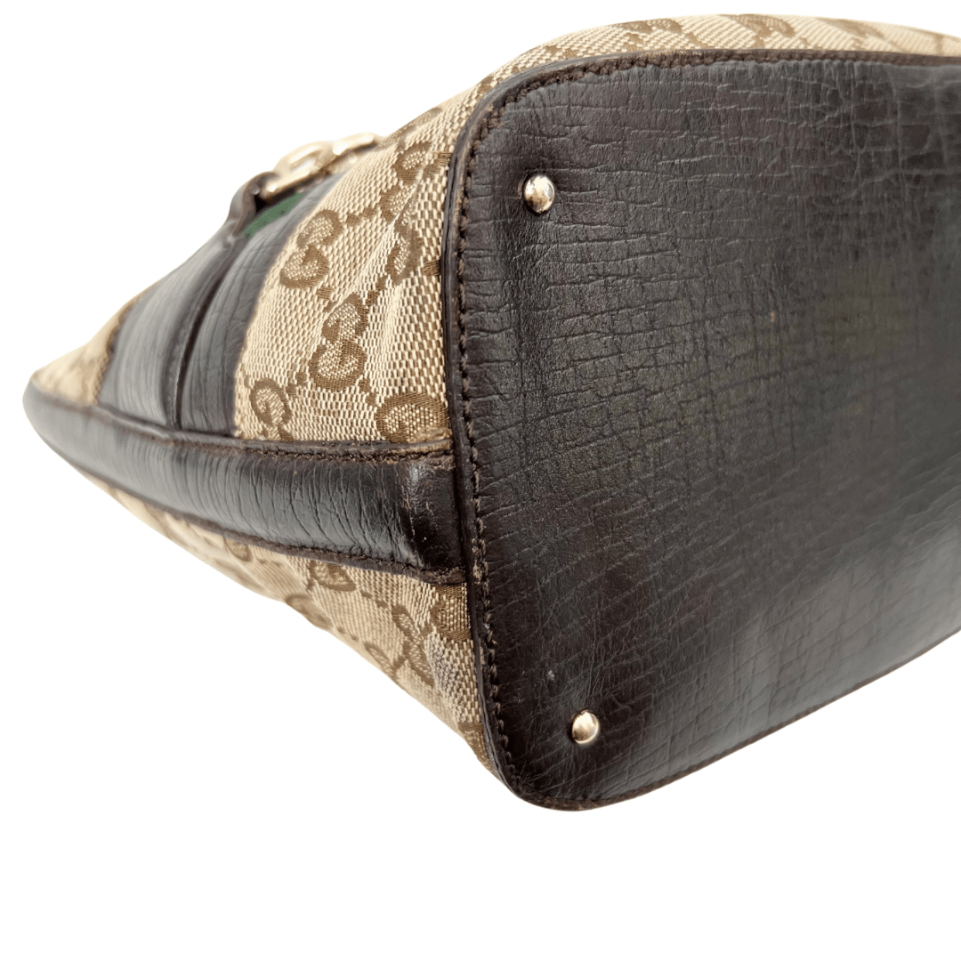 Gucci GG Canvas Horsebit Web Tote