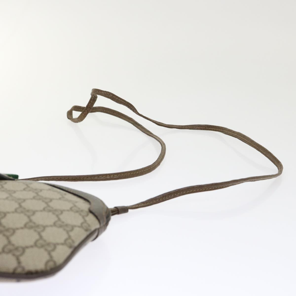 GUCCI GG Canvas Web Sherry Line Shoulder Bag Beige Red 904 02 047  tb688