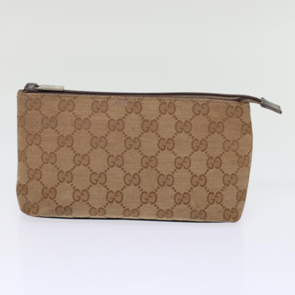 GUCCI GG Canvas Pouch Shoulder Bag 2Set Beige  tb790