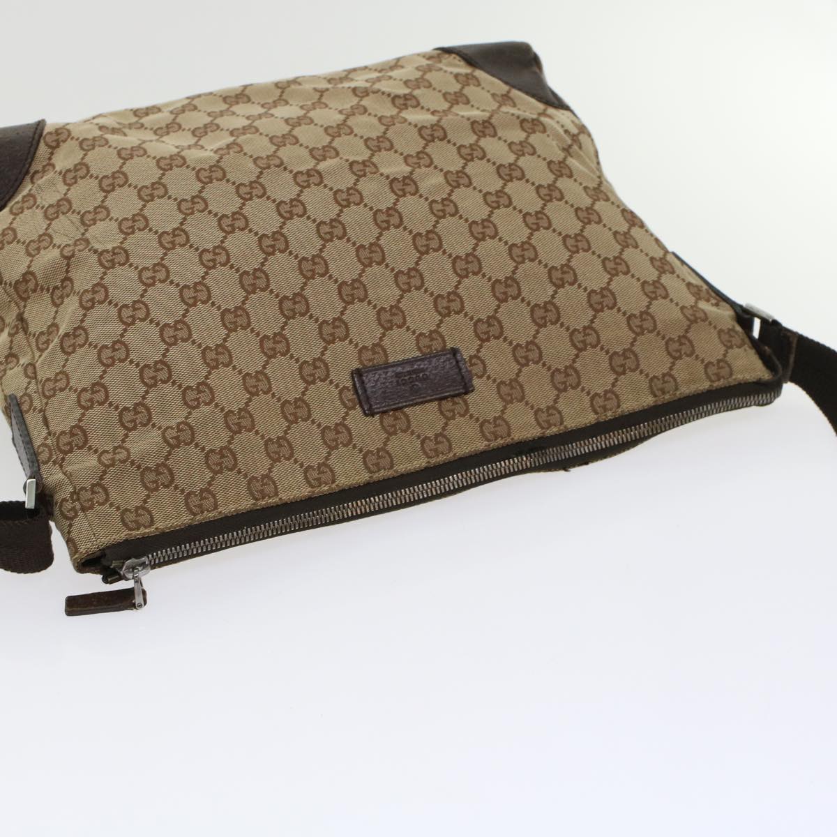 GUCCI GG Canvas Pouch Shoulder Bag 2Set Beige  tb790