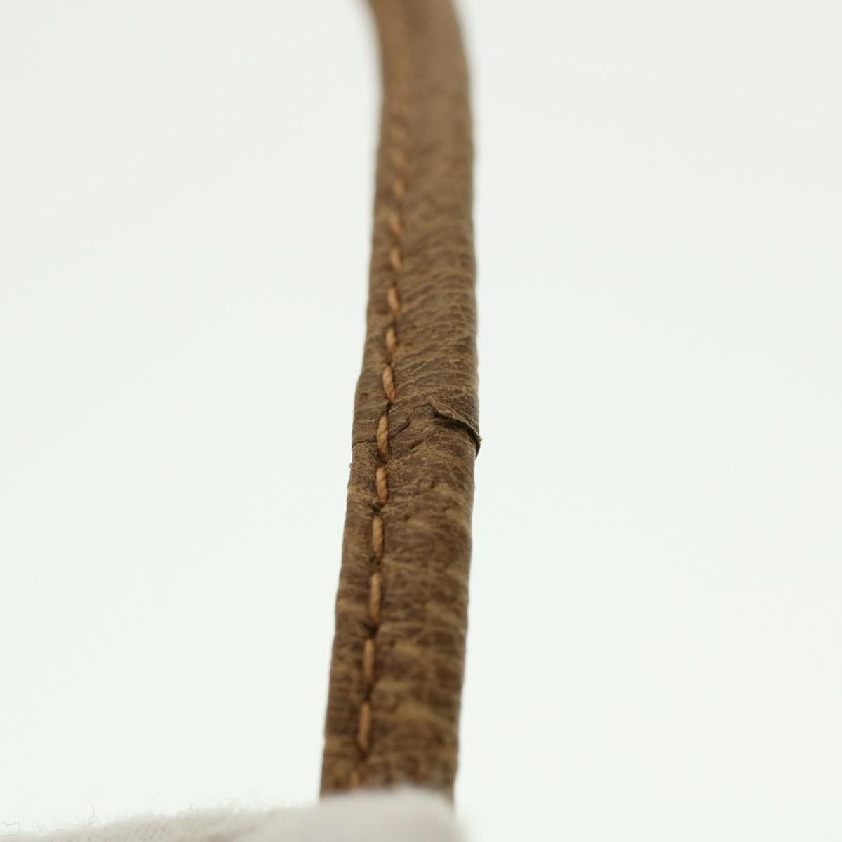 GUCCI GG Plus Canvas Shoulder Bag PVC Leather Beige  th3722