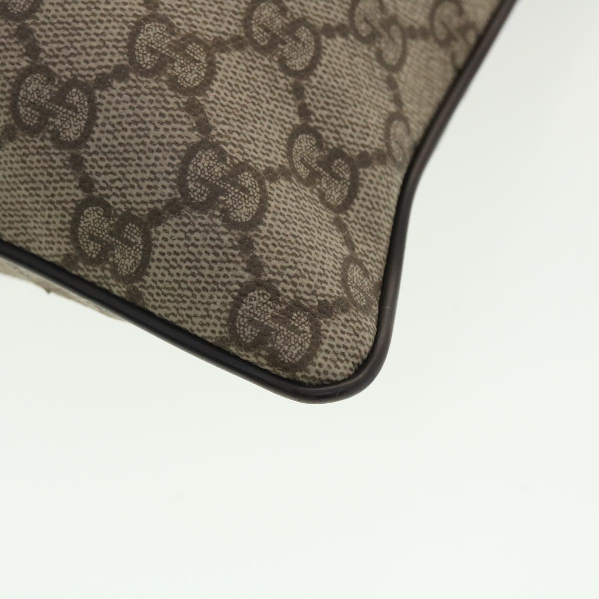 GUCCI GG Canvas Shoulder Bag PVC Leather Beige 141626  ti1052