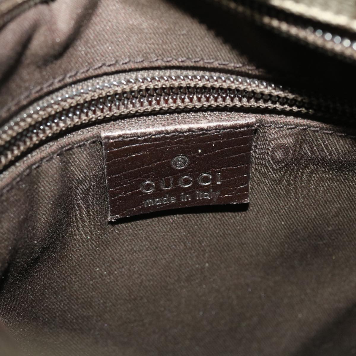 GUCCI GG Canvas Shoulder Bag PVC Leather Beige 141626  ti1052