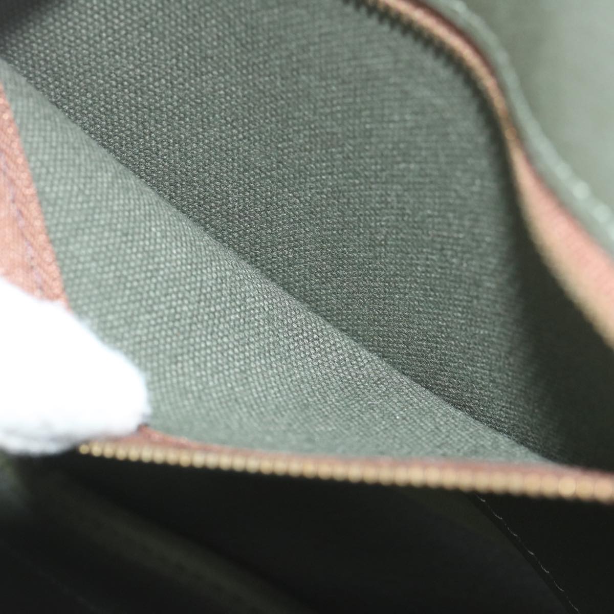 BurberrySs Shoulder Bag Canvas Khaki Auth ti1465