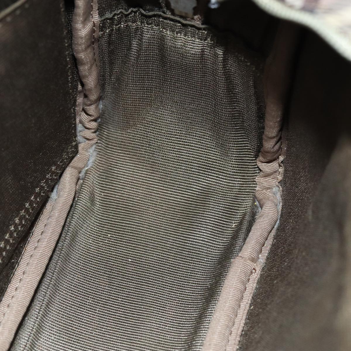 Burberry Nova Check Blue Label Shoulder Bag Nylon Brown Auth ti1741