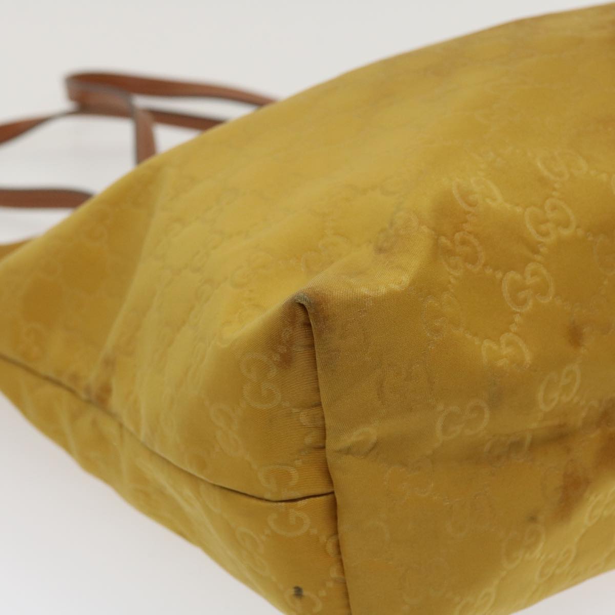 GUCCI GG Canvas Tote Bag Gold 295252  ti823