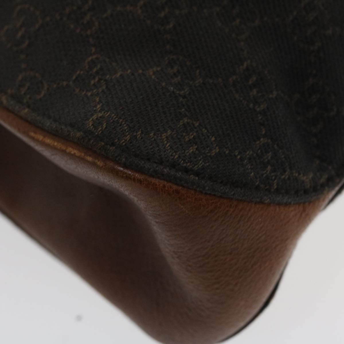GUCCI GG Canvas Shoulder Bag Brown 101975  ti848