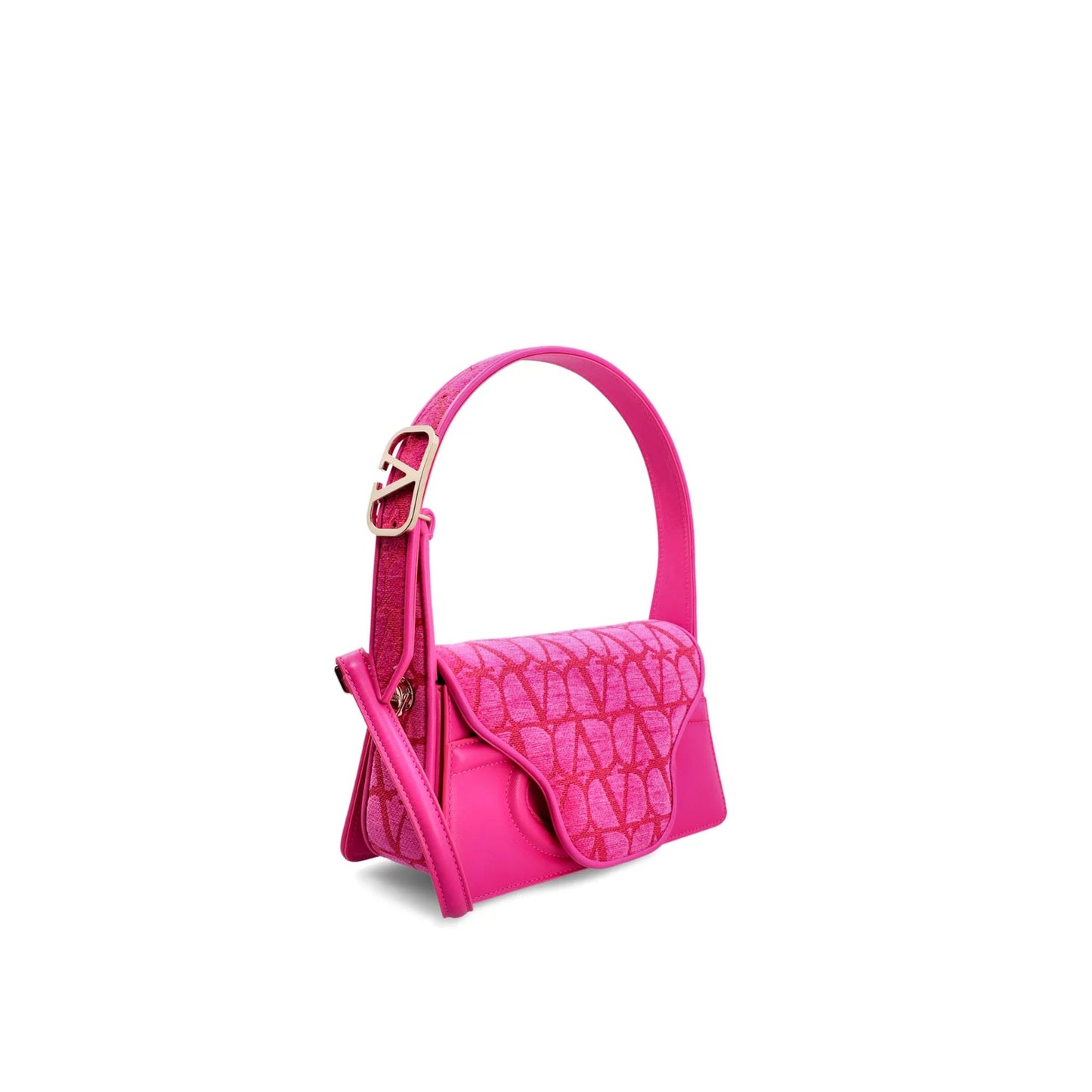 Valentino Garavani Le Grand Deuxième Logo Plaque Shoulder Bag