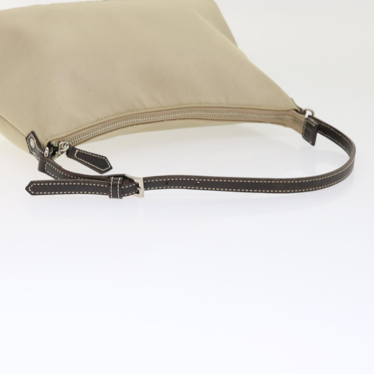 Burberry Nova Check Blue Label Shoulder Bag Nylon Beige Brown Auth yb292