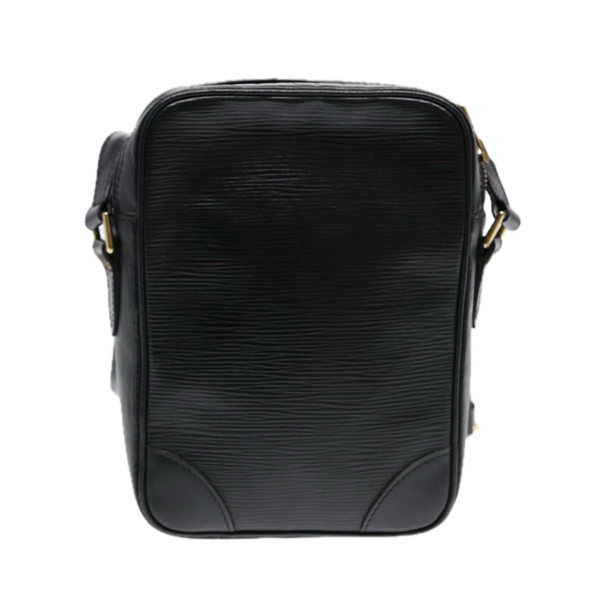 LOUIS VUITTON Epi Danube Shoulder Bag Black M45632 LV Auth yk13469
