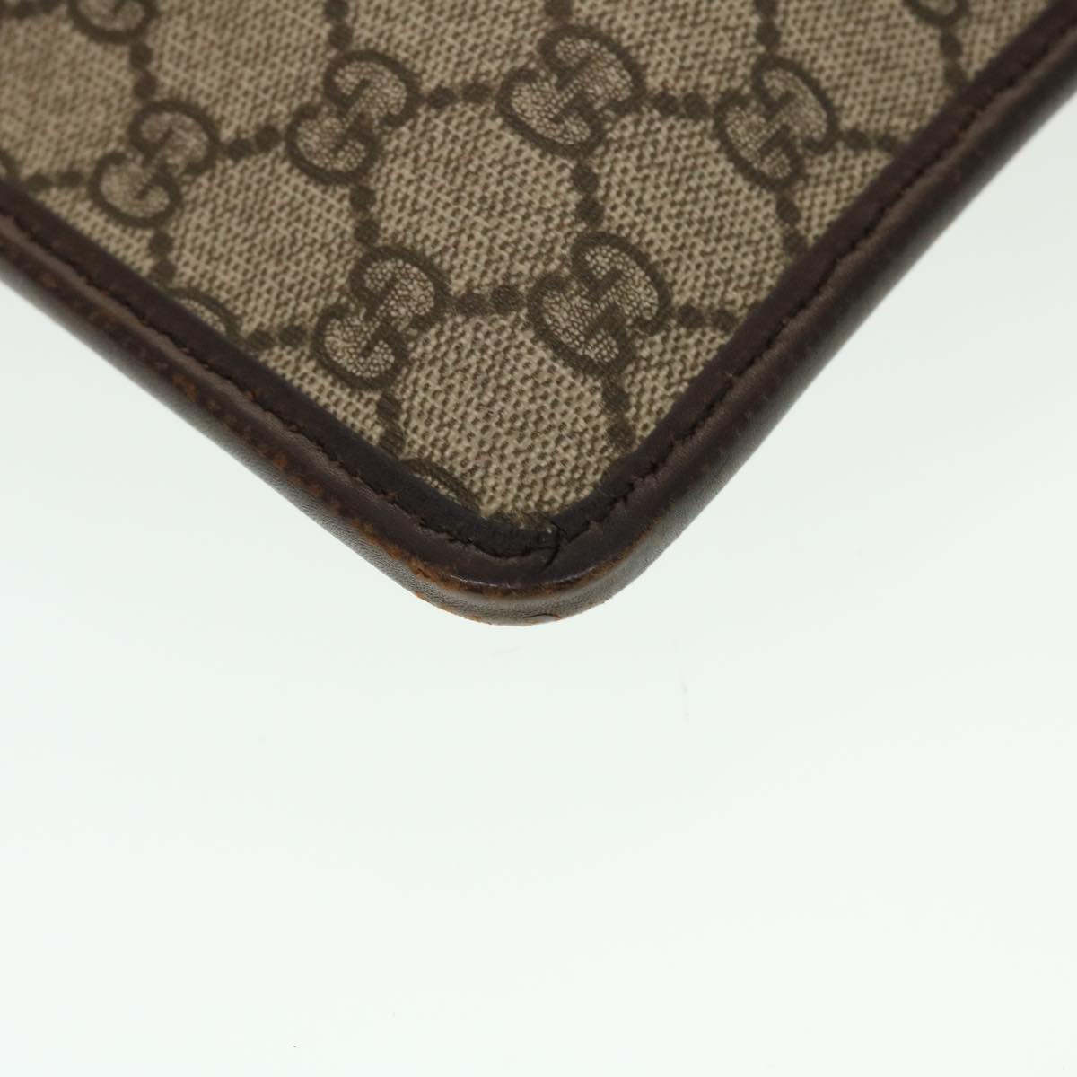 GUCCI GG Canvas Shoulder Bag PVC Leather Beige 27639  yk7163