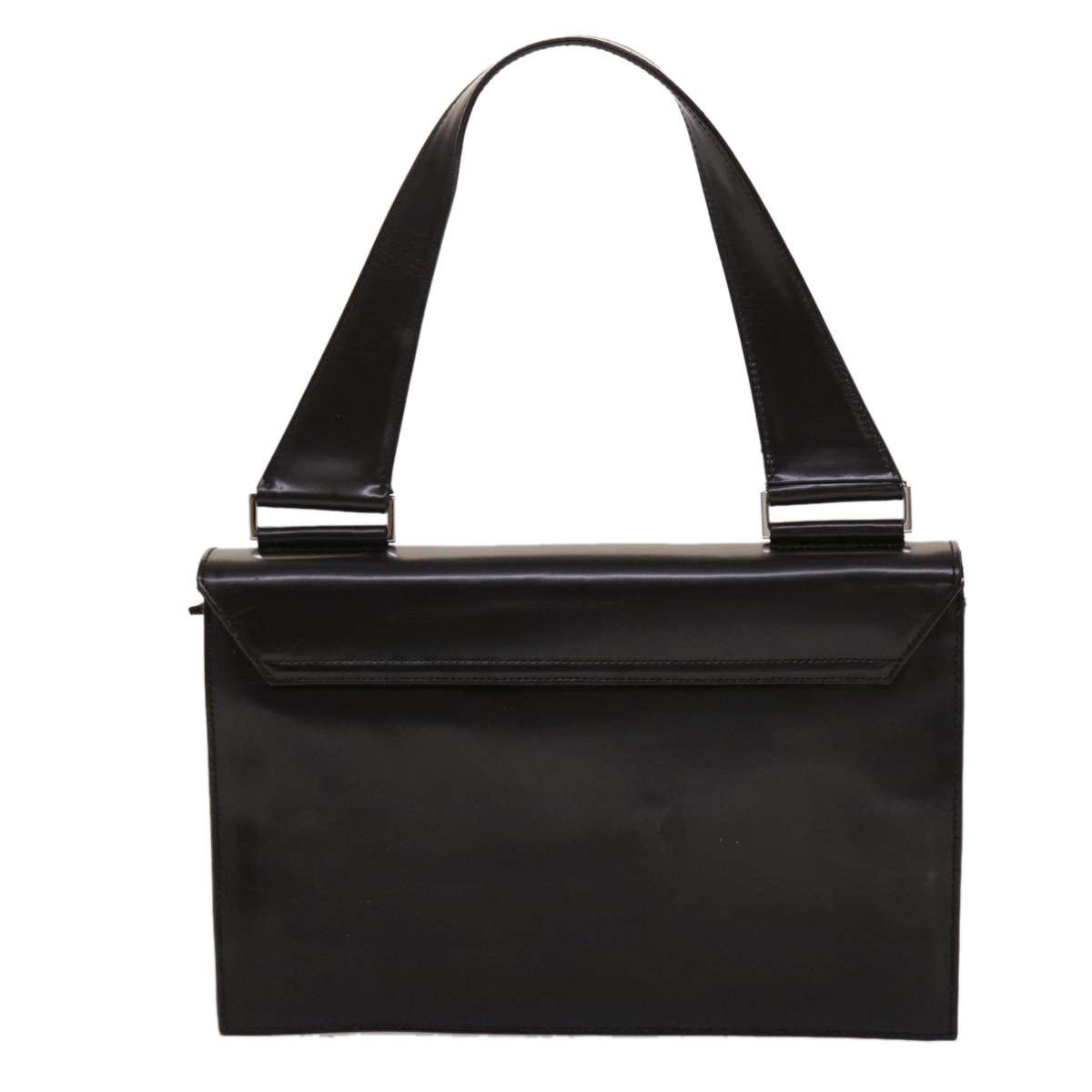 GUCCI Shoulder Bag Patent leather Brown  yk7420