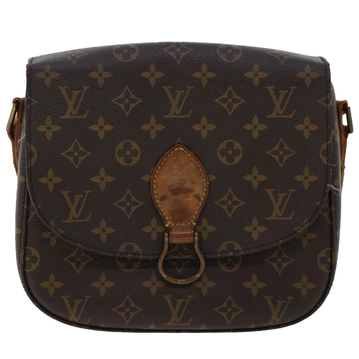 LOUIS VUITTON Monogram Saint Cloud GM Shoulder Bag M51242 LV  yk7739