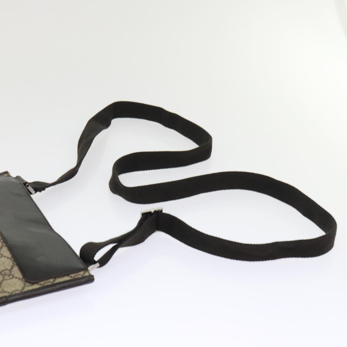 GUCCI GG Canvas Shoulder Bag PVC Leather Beige 27639  yk7766