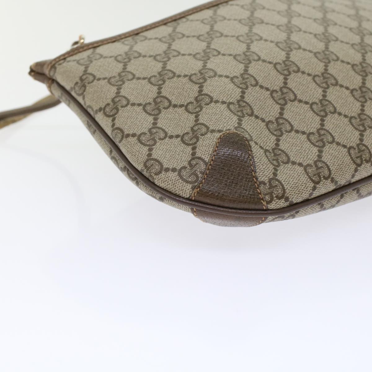 GUCCI GG Canvas Web Sherry Line Shoulder Bag Beige Red 904.02.026  yk7967