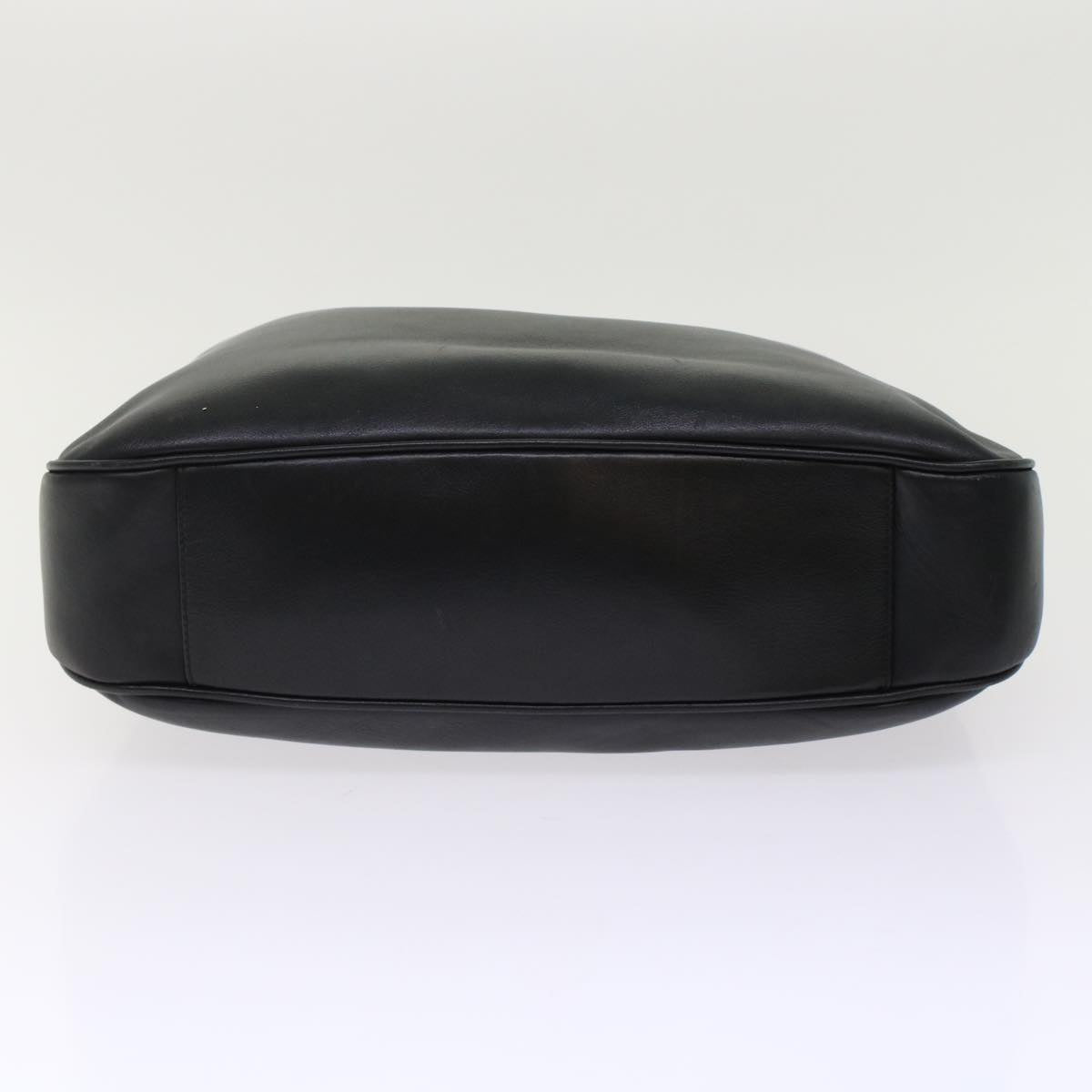 GUCCI Bamboo Shoulder Bag Leather 2way Black 001.2058.1577.0  yk8007B