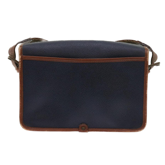 BurberrySs Shoulder Bag Leather Navy Auth yk9080